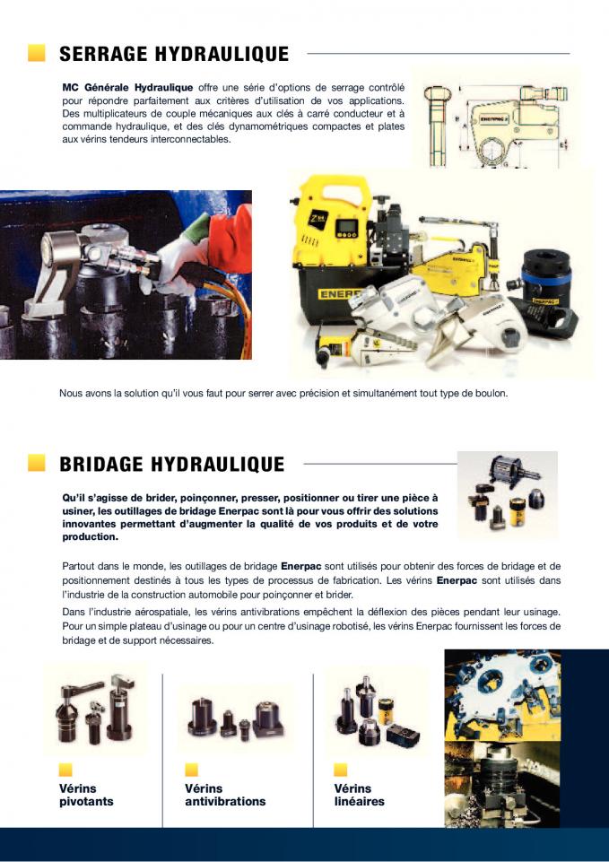 Revendeur loueur ENERPAC